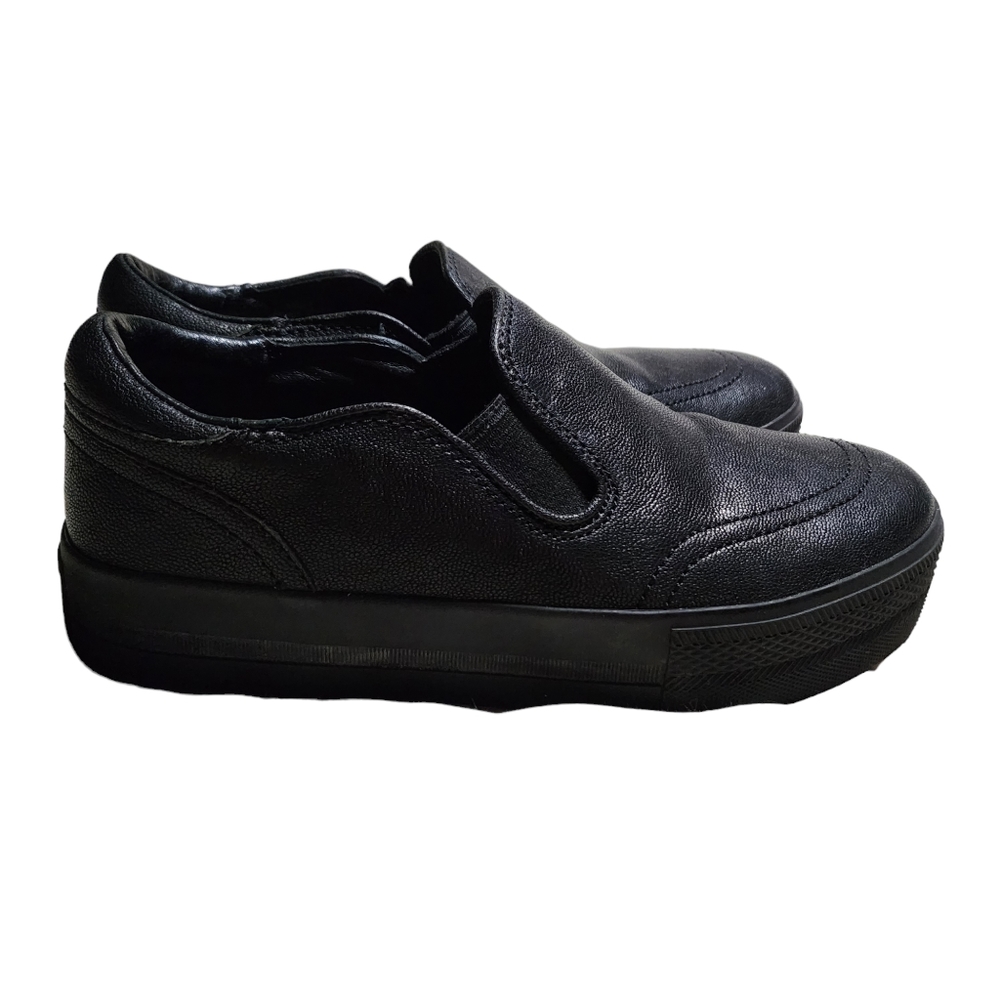 Ash Women's Black Slip On Leather Loafers Size 38 (US 7)